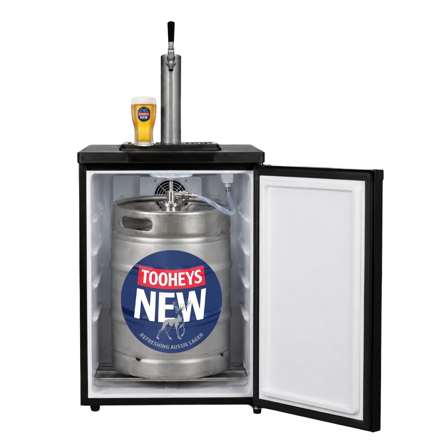 Off Tap Home Bar Noir + Tooheys New