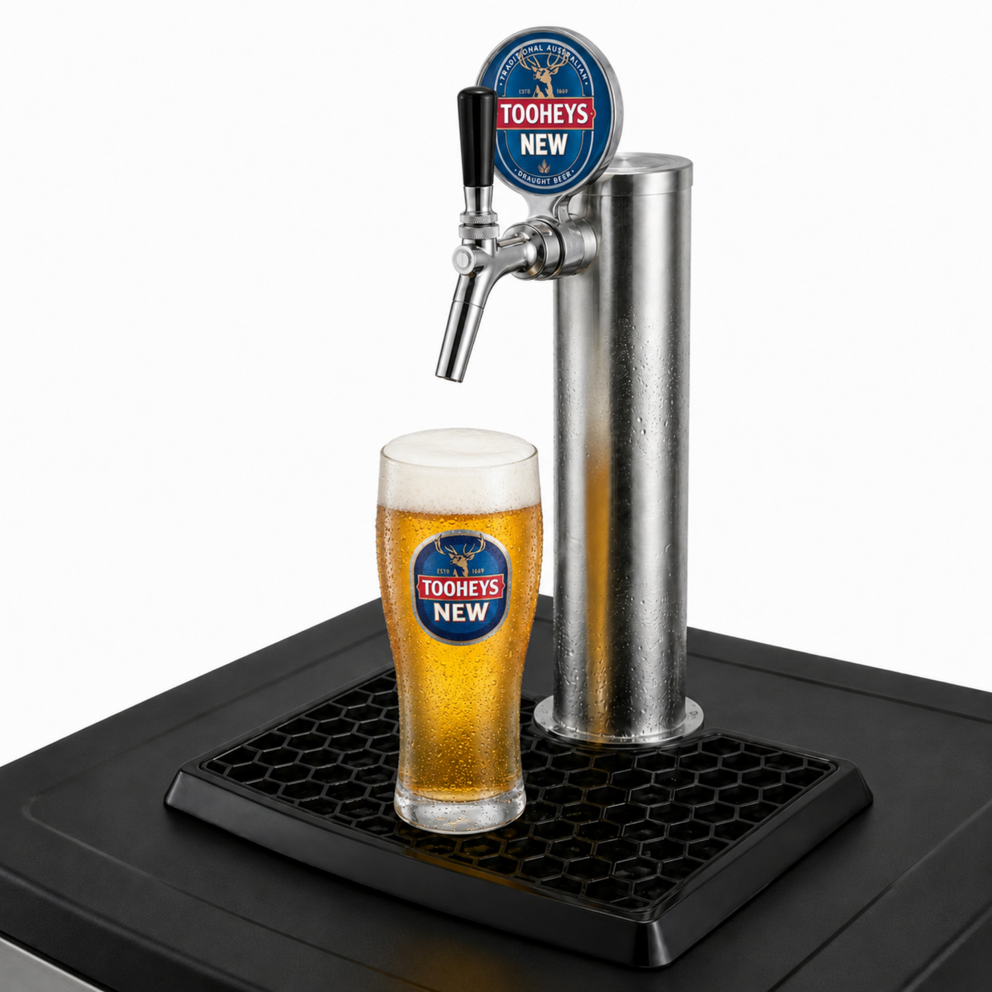 Off Tap Home Bar Noir + Tooheys New