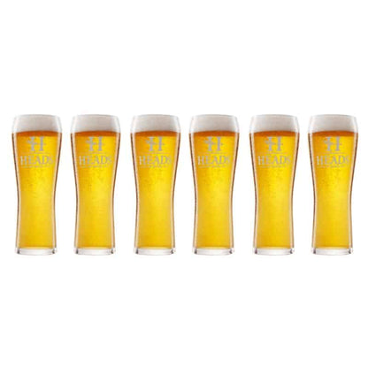 Heads of Noosa Beer Glasses 425ml - 6 image