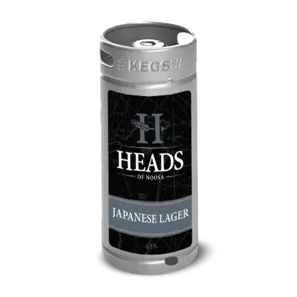Heads of Noosa Japanese Lager Keg