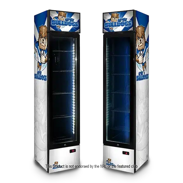 Rugby Upright Bar Fridge - Bulldogs image