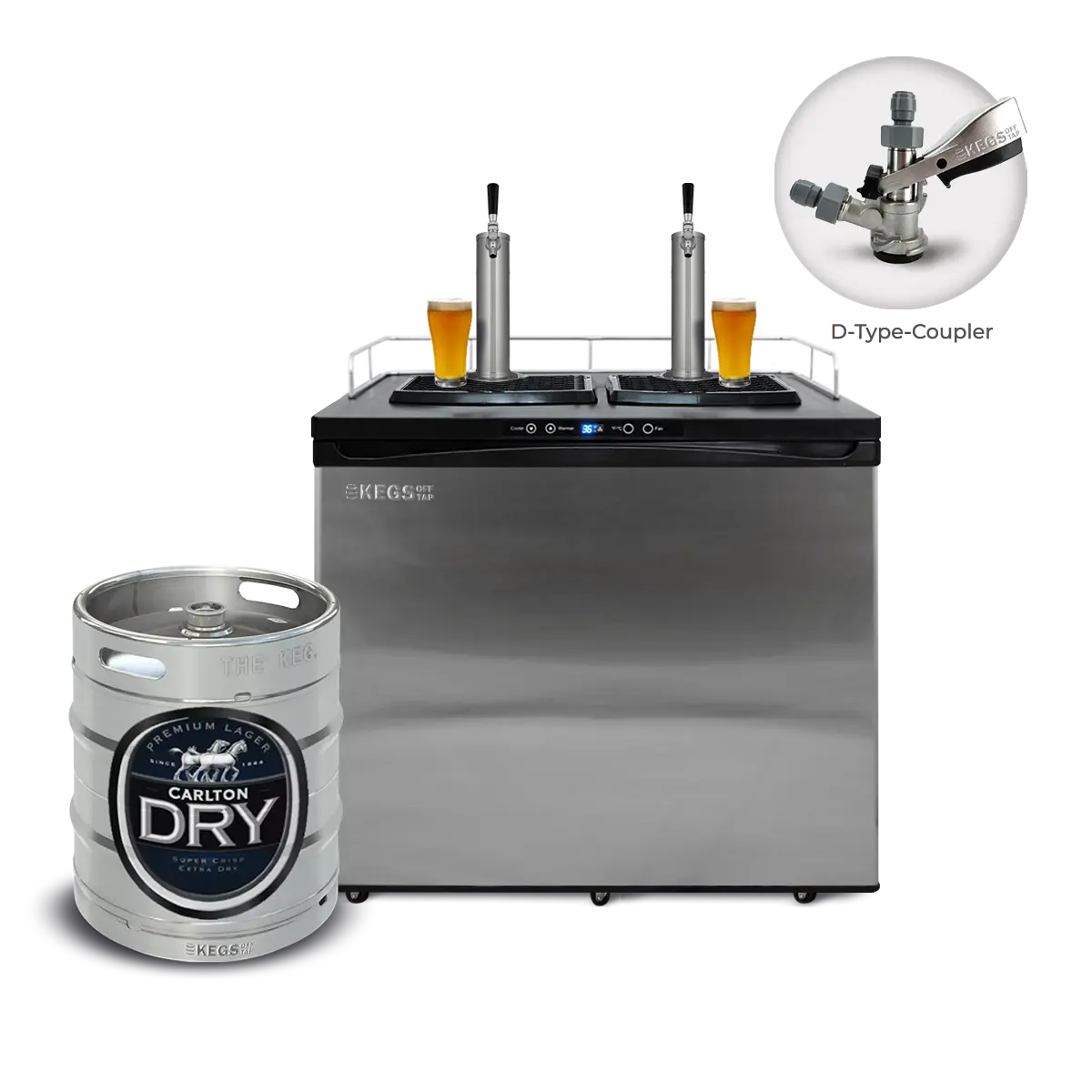 Off Tap Home Bar – Deluxe Bundle - Carlton Dry image