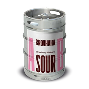 Brouhaha Strawberry Rhubarb Sour