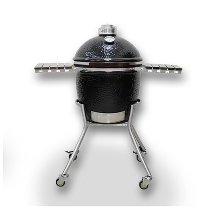Kamado Grill on Simple Cart 23″ Black image 0