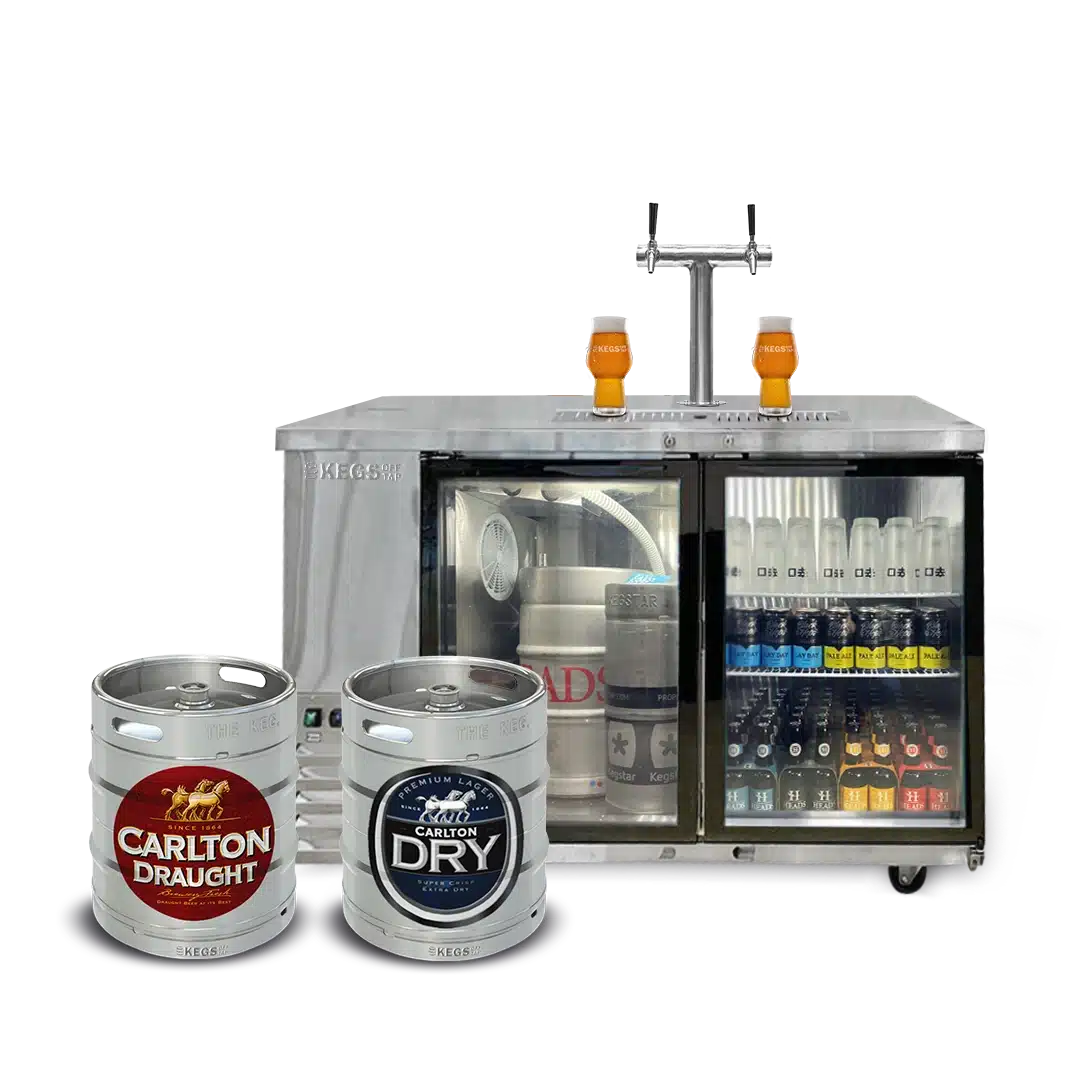 Off Tap Super Deluxe – Double Bundle - Carlton Draught + Carlton Dry image