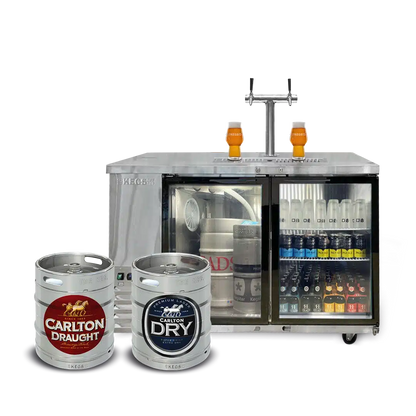 Off Tap Super Deluxe – Double Bundle - Carlton Draught + Carlton Dry image
