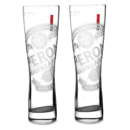Peroni Nastro Azzurro Beer Glasses 500ml - 2 image