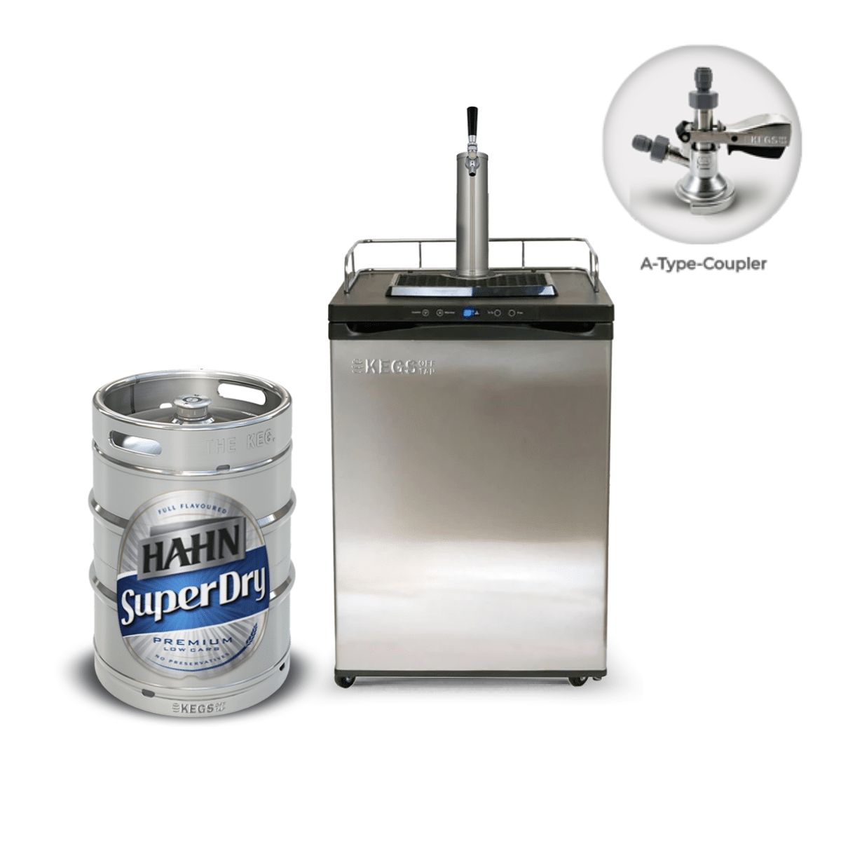 Off Tap Home Bar – Single Tap Bundle - 50L Hahn Super Dry image