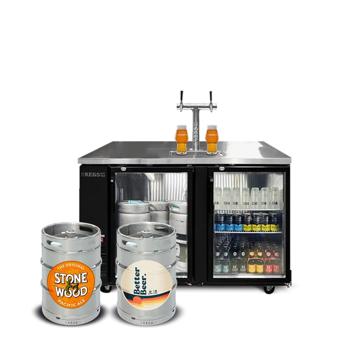 Off Tap Grand Deluxe – Double Bundle - Torquay Better Beer & Stone & Wood Pacific Ale image