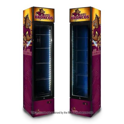 Rugby Upright Bar Fridge - Broncos image