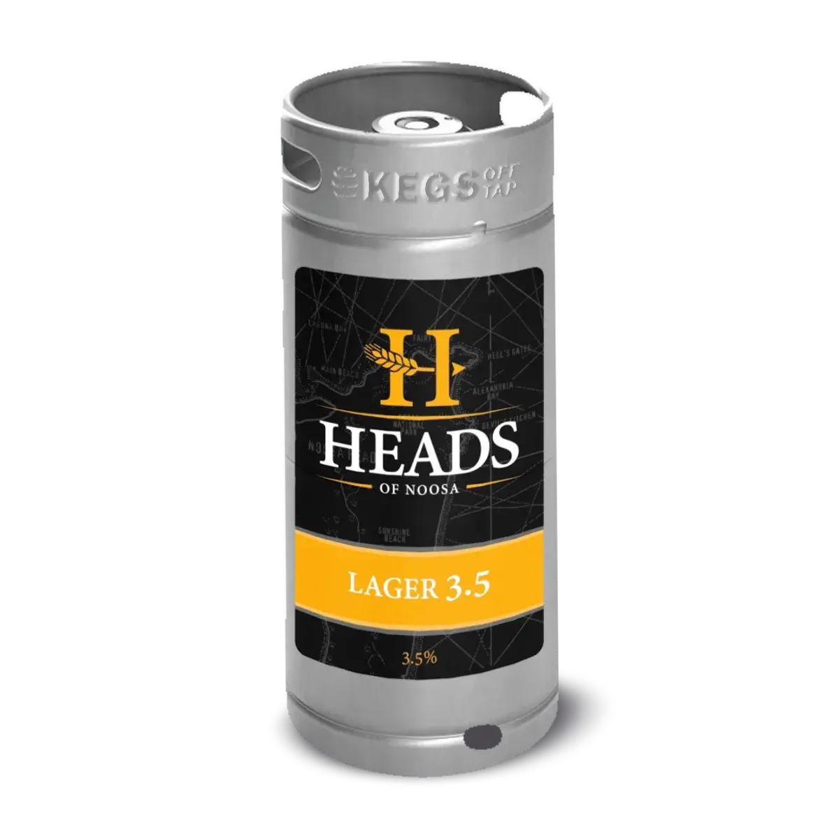 Heads of Noosa 3.5 Lager Keg