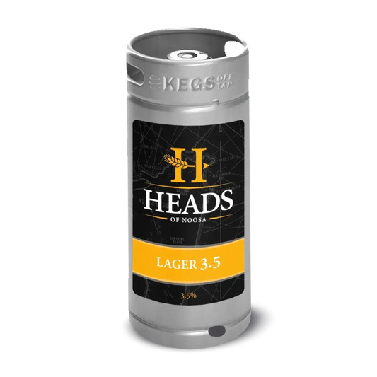 Heads of Noosa 3.5 Lager Keg image 0